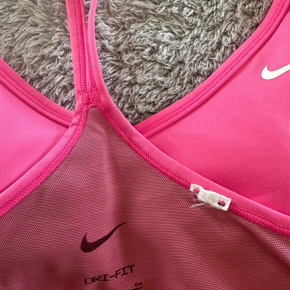 Nike Women's Vibrant Pink Sports Bra - Picture 5 of 5